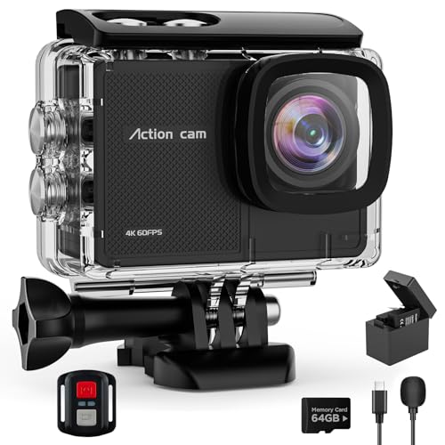 Yolansin A16 Cámara Acción 4K 60FPS Impermeable miniatura 1