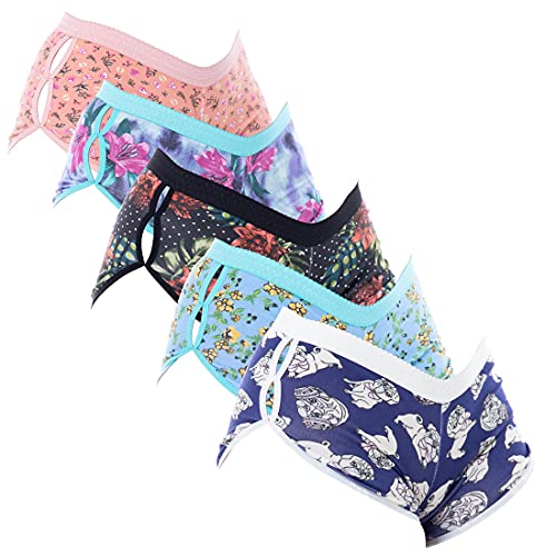 Kit com 5 Shortinhos Sexy Algodão Penteado