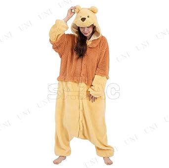 SAZAC Character Plush Costume, Free Size, Sanmemo Series, Disney Pooh