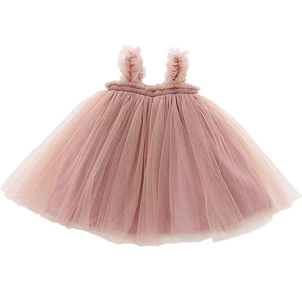 UgitopiBaby Girls Toddler Tutu Dress Sleeveless Princess Infant Tulle Sundress Size 9-36 Months