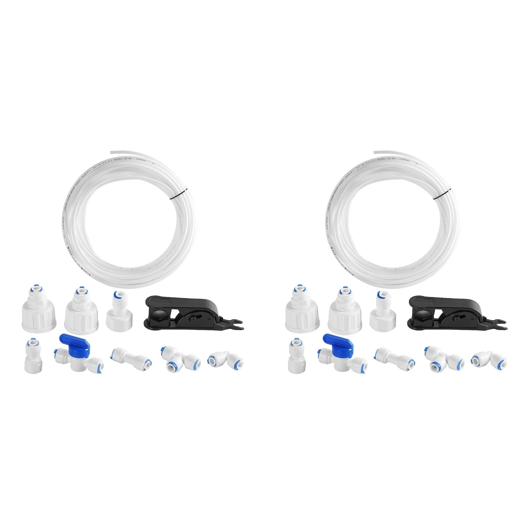 Hndhbfgrt 2X Refrigerator Water Hose Kit Water Purifier Tubes 15 M Water Hose Drinking Water Pipe for Fridge Water Pipe Connector