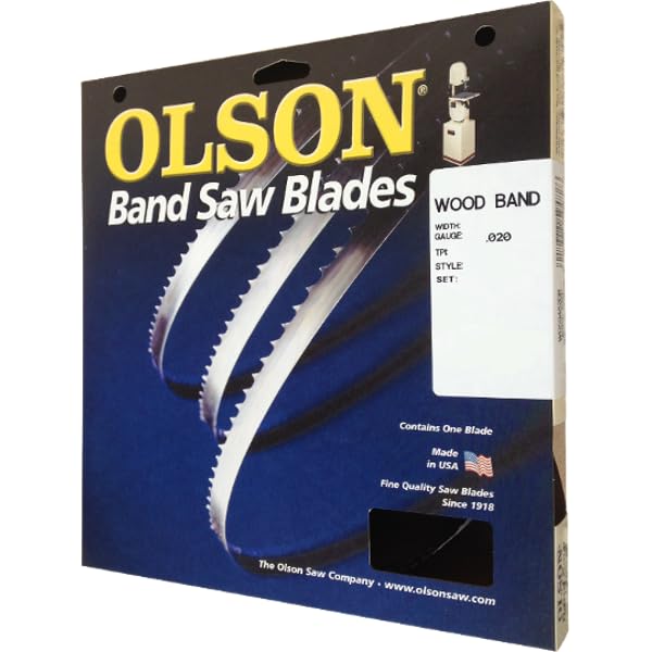 Olson 59.5 L x 0.3 in. W x 0.01 in. Carbon Steel Band Saw Blade 6 TPI Hook teeth 1 pk