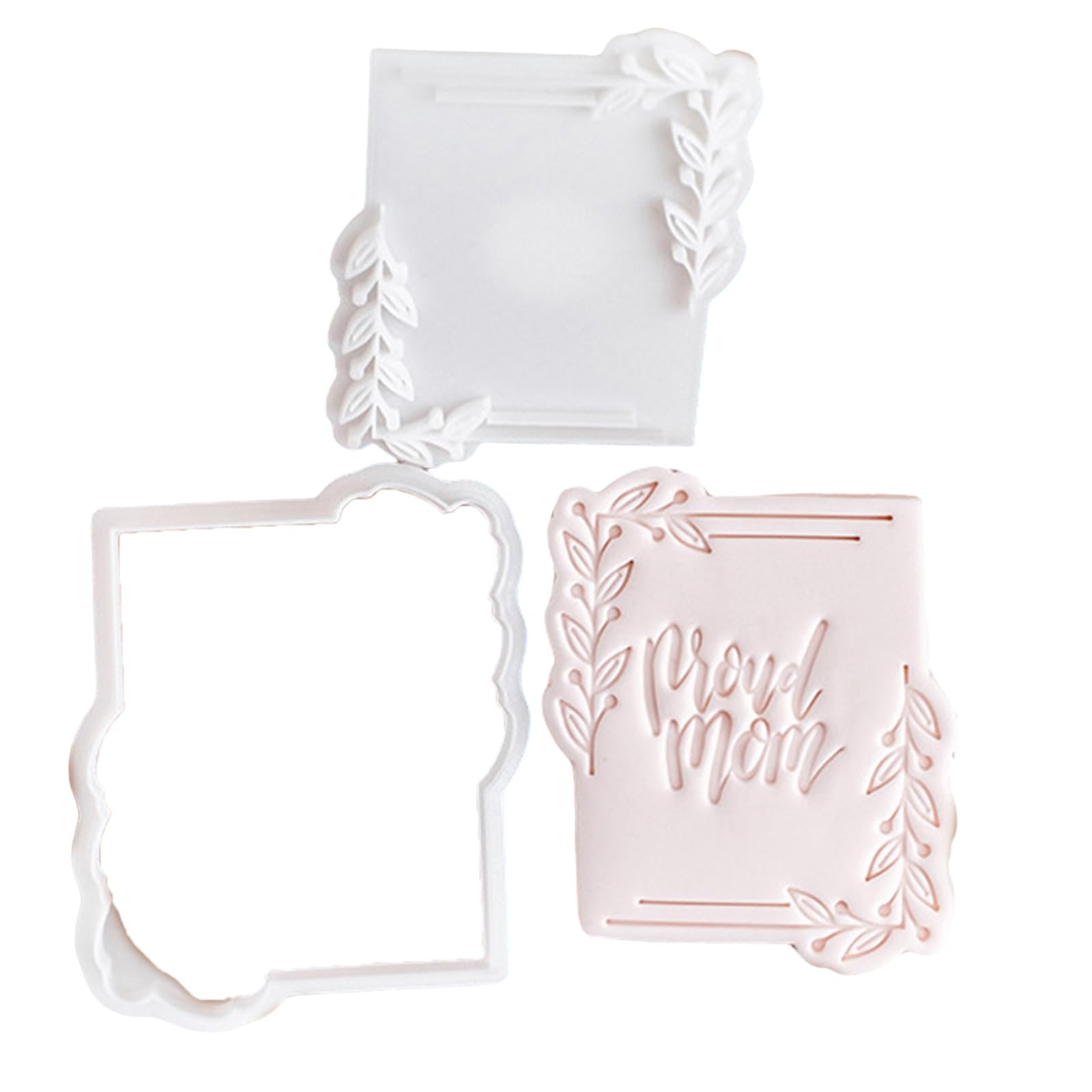 Elnwnnkc Day Cookie Stamp Molds Effective Mother ' s Day Cookie Fondant Cutter Functional Biscuits Baking Stamp