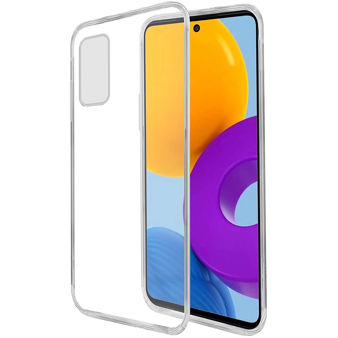 Amazon Brand - Solimo Mobile Cover for Samsung Galaxy M52 5G (Soft & Shockproof Back Case with inbuilt Cushioned Edges), Transparent (B09G3839Q4) Amazon Price History, Amazon Price Tracker