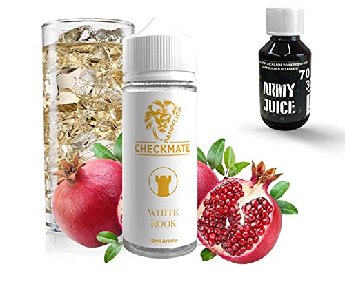 Checkmate - White Rook Aroma von Dampflion - Special Edition - Zum mischen mit Basisliquid - 10ml - 0mg Nikotinfrei Plus…