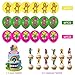 Barney and Friends Birthday Party Decoration, Include Barney Birthday Banner, Cake Topper, Latex Balloons, Hanging Swirls, for Barney and Friends Theme Kids Birthday Party Supplies, Baby Shower