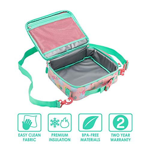 Bentgo Prints Insulated Lunch Bag Set With Kids Bento-Style Lunch Box (Tropical) #TOP6