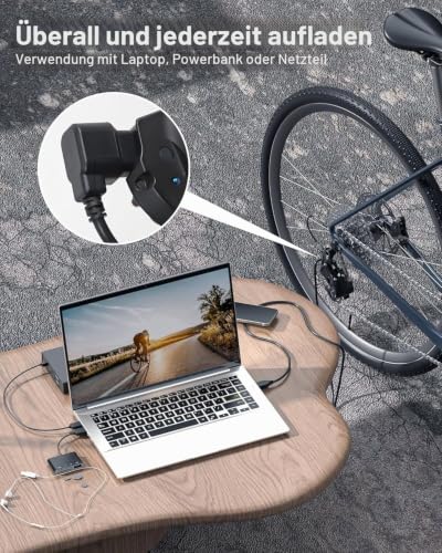 Ladekabel für Shimano Di2 12 Geschwindigkeiten, kompatibel mit EW-EC300 – USB-Kabel 1,5 m für elektronische Übertragung, Aufladen und Synchronisieren von Daten, kompatibel mit R9270, R9250, R8170