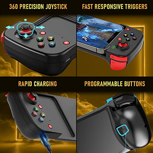 MAJESTECH iPhone/Android Game Controller (NEW 2024) Play COD, Fortnite, Minecraft, Emulator, Xbox, Playstation! Mobile Phone Controller for Gaming, Bluetooth Controller Gamepad iPhone 14 13 12 Samsung MAJESTECH iPhone/Android Game Controller (NEW 2024) Play COD, Fortnite, Minecraft, Emulator, Xbox, Playstation! Mobile Phone Controller for Gaming, Bluetooth Controller Gamepad iPhone 14 13 12 Samsung