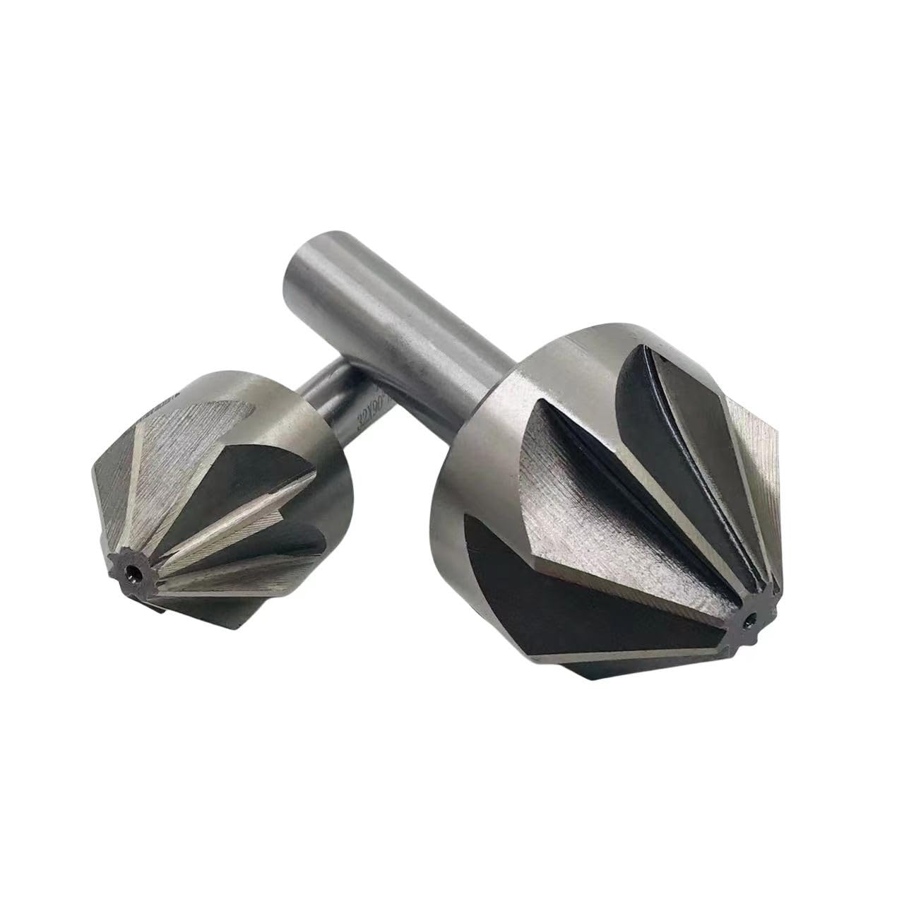 1 szt. Wiertło stożkowe 6-50 mm HSS 6/8 Flet 90 stopni Wiertło stożkowe do fazowania Wiertło do metalu Wiertło do fazowania drewna, stali, aluminium, metalu, plastiku(45mm(90 degrees))