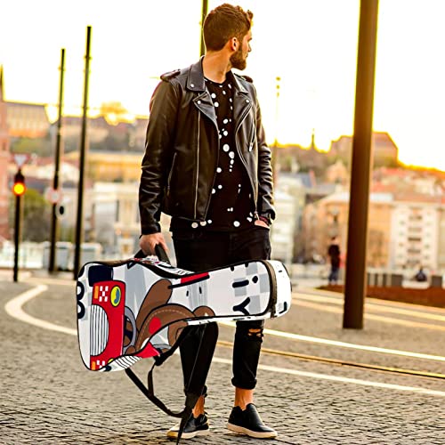 Housse en tissu Oxford imperméable pour guitare avec bandoulière réglable - Les Beatles, Paul McCartney, John Lennon, RIngo Starr, George Harrison Housse en tissu Oxford imperméable pour guitare avec bandoulière réglable – Image 7