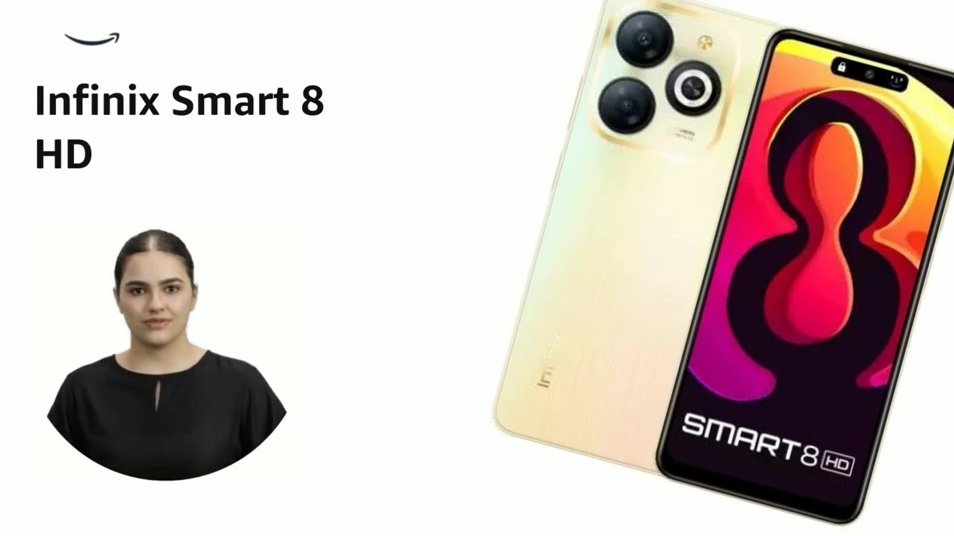 Infinix Smart 8 HD, Shiny Gold (4GB, 64GB) : Amazon.in: Electronics