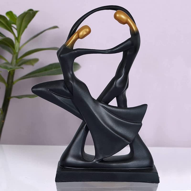 Deco Alankaram Presents Statue De Couple Dansant pour La Décoration Intérieure, Décor De Bureau Et Pièce Maîtresse De Mariage (Taille De 12 "Pouce) #Frienemy-970