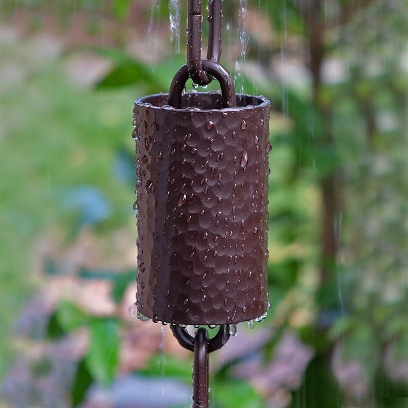 Nutshell Stores Kenchiku Rain Chain - Black - 8 Feet