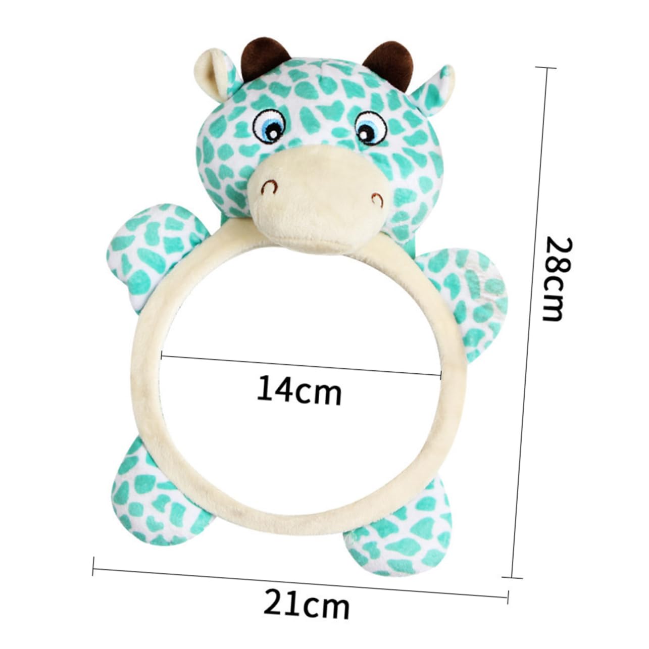 3 Pièces miroir déformant miroir de voiture pour enfants tache aveugle du miroir du nourrisson Rétroviseur d'observation pour siège auto rétroviseur caméra de recul