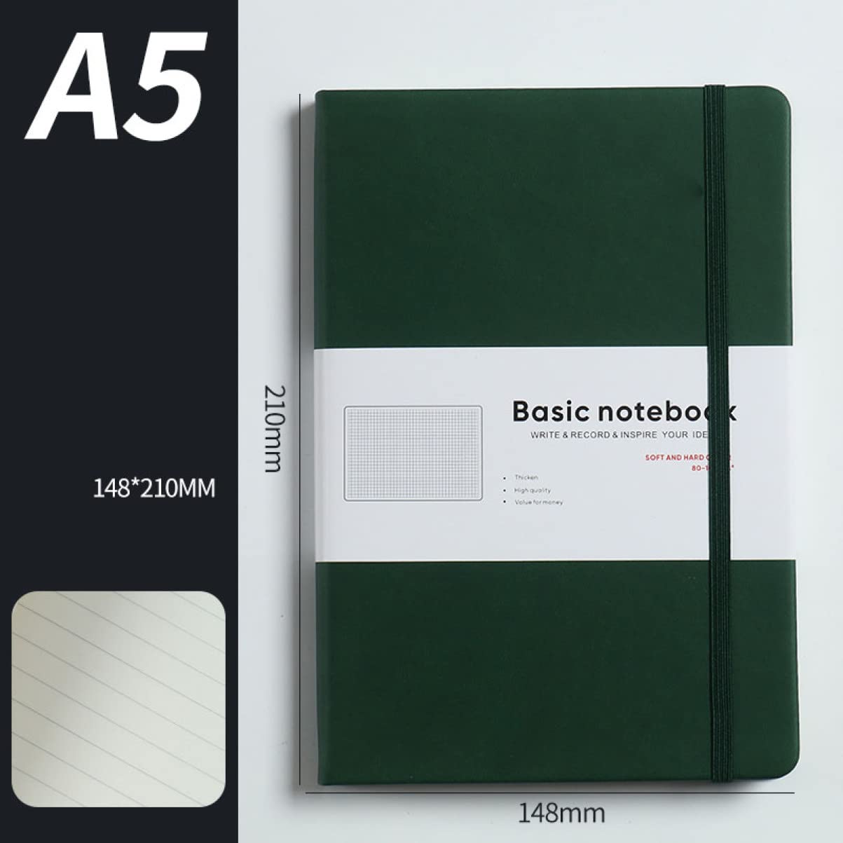 A5サイズ 黒いノート 100ページ 楽天市場】Wリングノート HS B5サイズ A罫 黒 40枚 : 100円雑貨