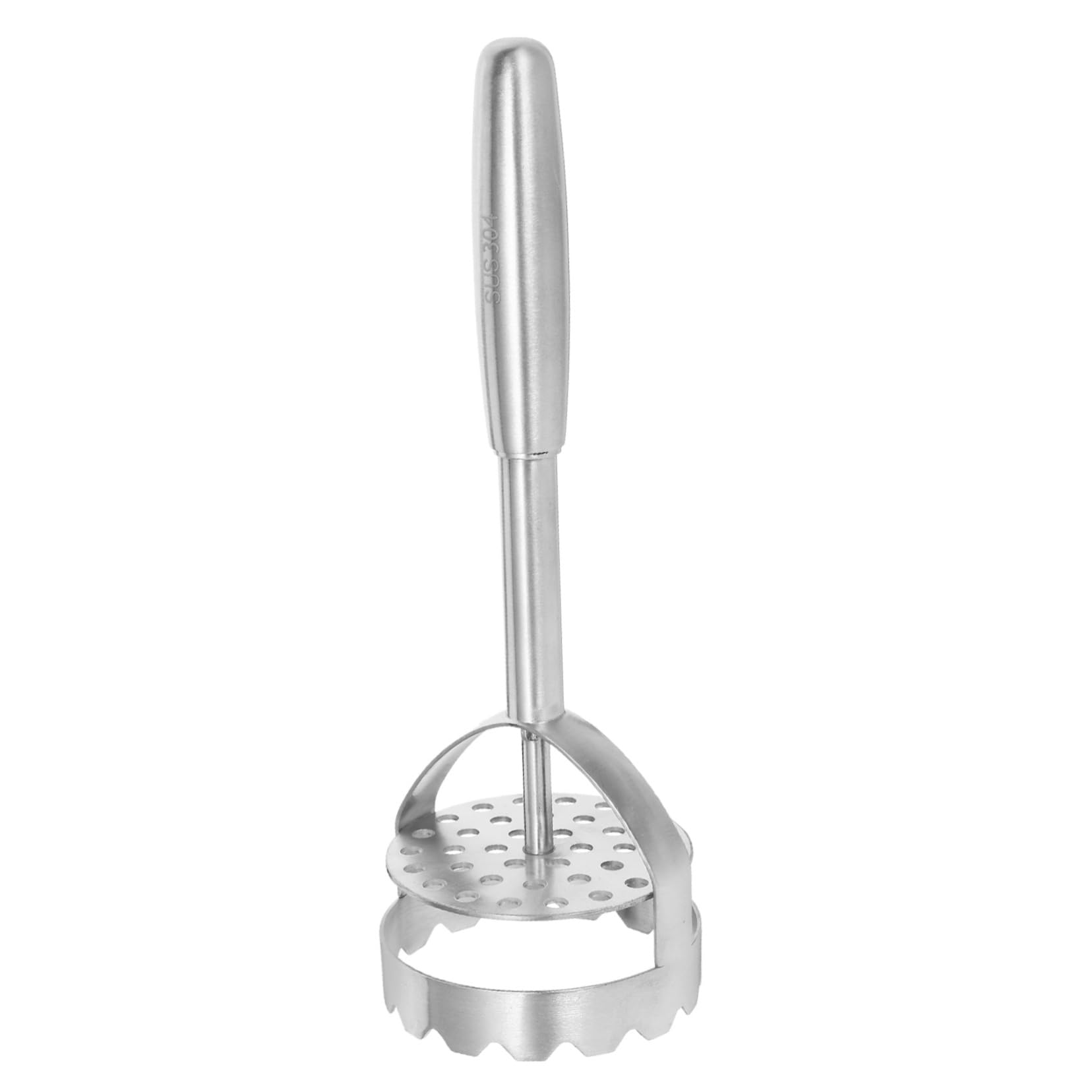 Ciieeo Stainless Steel Potato Masher Tool Vegetable Masher for Home Use Versatile Kitchen Utensil for Mashed Potatoes Fruit Vegetable Purees Easy to Clean and