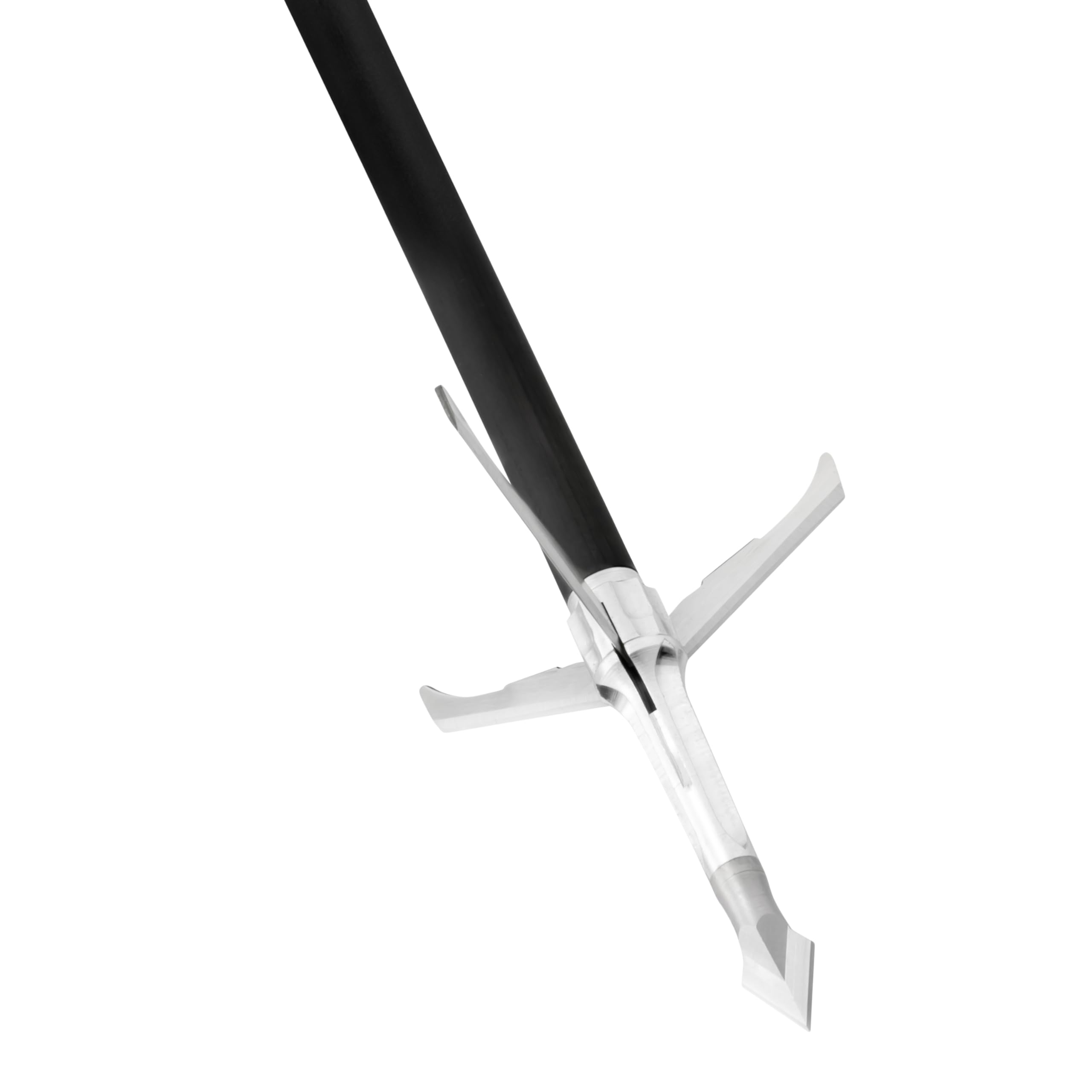 GRIM REAPER 1824 Razorcut SS Whitetail Special – 2" Cut, 3-Blade 100 Grain Broadheads, Durable Stainless Steel Arrowheads for Hunting