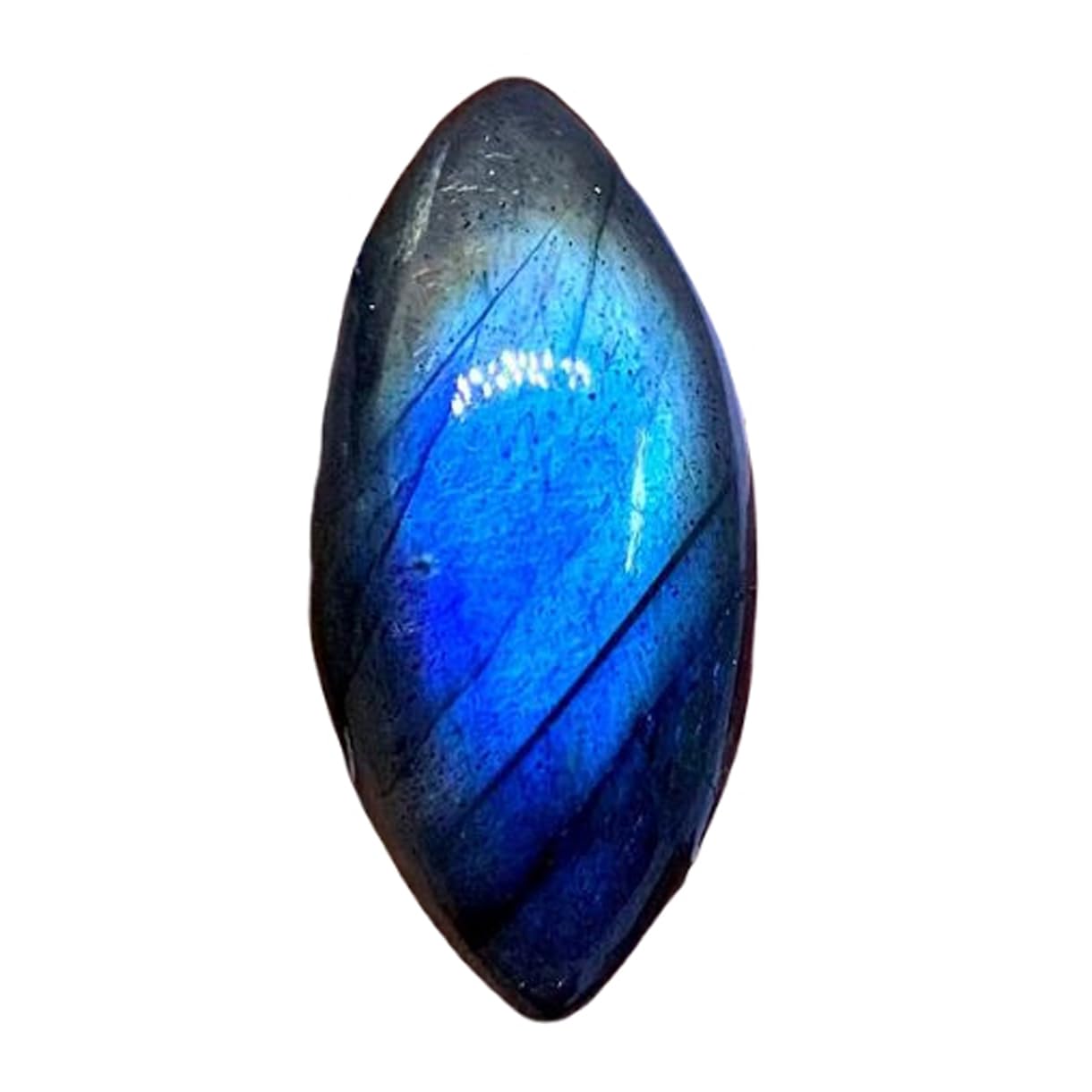 Gemme labradorite naturelle 28x13x8mm d'exception pour pendentif