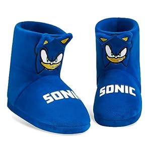 Sonic The Hedgehog Boys Slippers &#...
