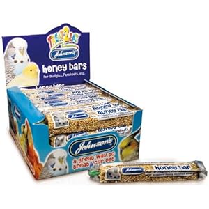 Budgie & Parakeet Honey Bars Bird Treat 35g – Johnsons (TP)(JBHB)(FULL BOX OF 40)