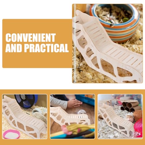 Cachette hamster en bois beige pour optimiser le sommeil - 7