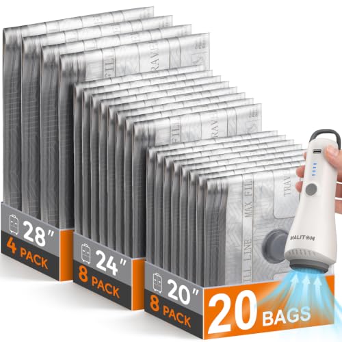 Maliton-Vacuum-Storage-Bags-with-Rechargeable-Pump-Space-Saver-for-Travel Maliton Vacuum Storage Bags with Rechargeable Pump, Space Saver for Travel - Image 1