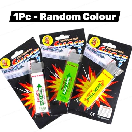 Image of SHAKTISM Electric Shocking Prank Toy - Funny Shock Gag for April Fool, Magic Trick Joke Toy, Novelty Gift for Friends, Party Trick Toy for Kids & Adults (Chewing-Gum)
