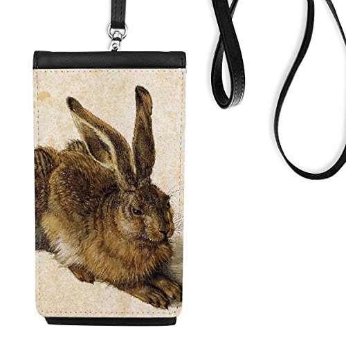 Faux smartphone bourse en cuir suspendu peintures célèbres Albrecht Durer