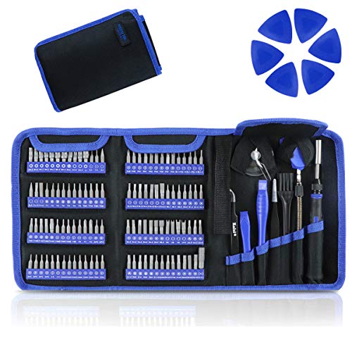 WHDZ 126pcs Precision Screwdriver Set with Magnetic Driver Kit Professional Electronics Repair Tool Kit Combination Home Repair Tool for Repair Phone, iPhone, iPad, Watch, Game Console, PC, Tablet