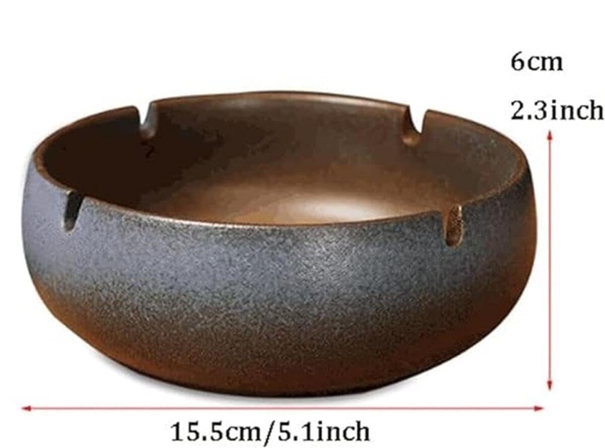 Amazon.co.jp: 灰皿 陶器 タバコ用 アンティーク 灰皿 灰皿屋外の  