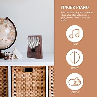 BIENKA 1 Set Qualité Kalimba Pouce Piano 17 Touches Conseil Professionnel Kalimba Piano - Les Beatles, Paul McCartney, John Lennon, RIngo Starr, George Harrison BIENKA 1 Set Qualité Kalimba Pouce Piano 17 Touches Conseil Professionnel Kalimba Piano – Image 7