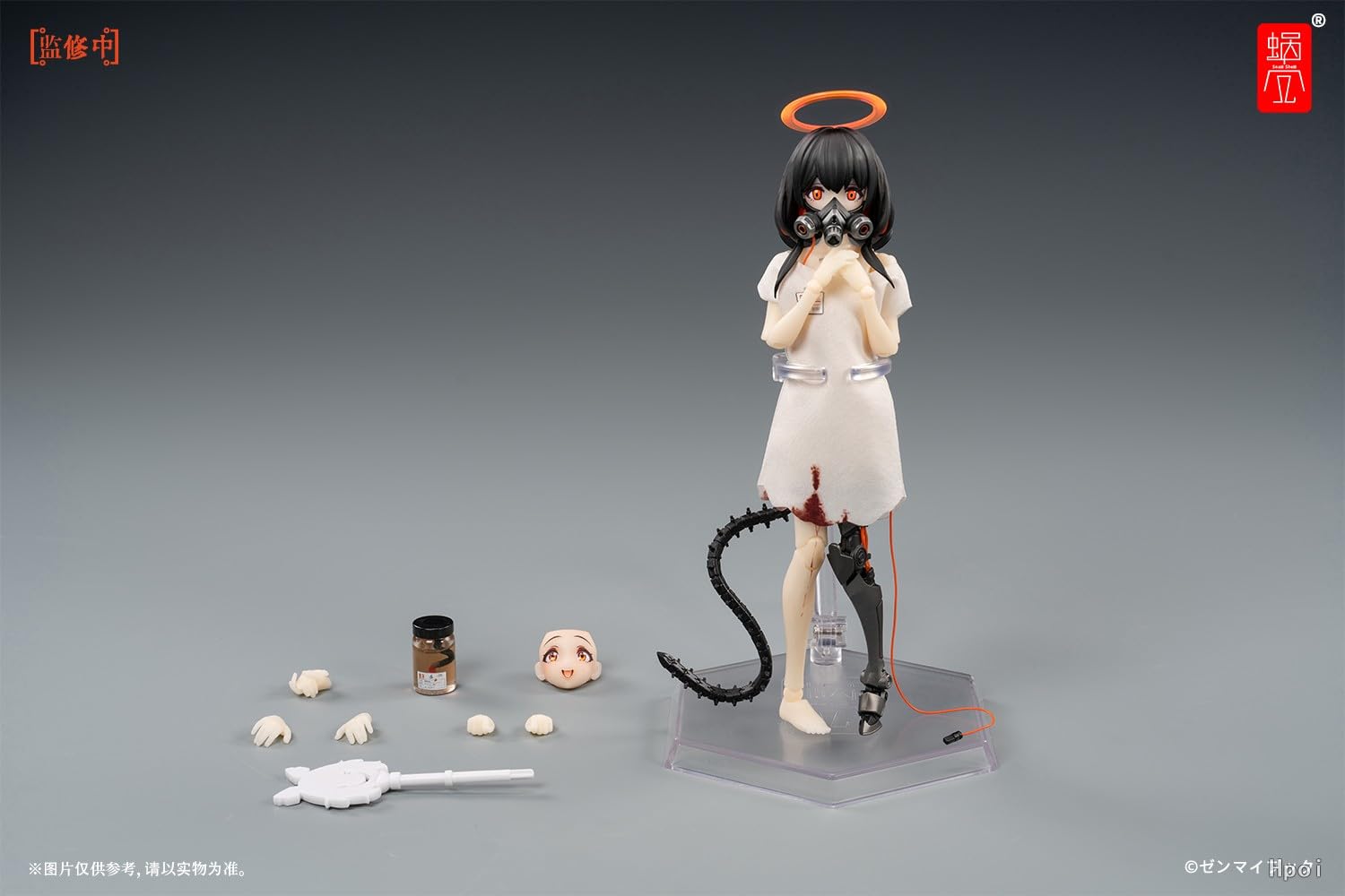 Amazon.co.jp: 「HAORAYU」蝸之殻 snail shell 1/12 三猿 フィギュア