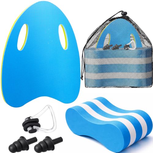 Kit de entrenamiento natación 5 piezas con pull buoy y tabla miniatura 1