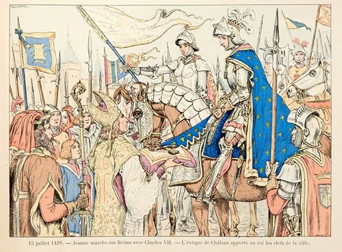 Impression prints toile Jeanne d'Arc Paul De Semant art mural d'exception