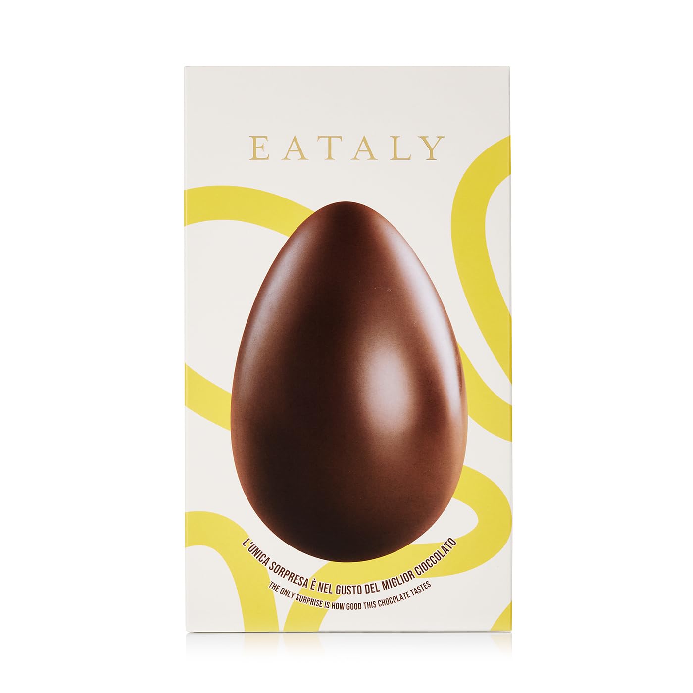 Uovo di Pasqua Cioccolato Fondente 70% 230g Eataly - Bean to Bar, Elegante Incarto