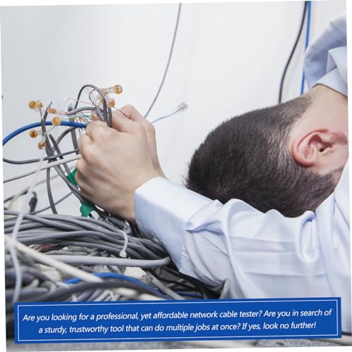 Comprobador de cables ethernet con tóner inductivo PRETYZOOM para diagnóstico de redes 4
