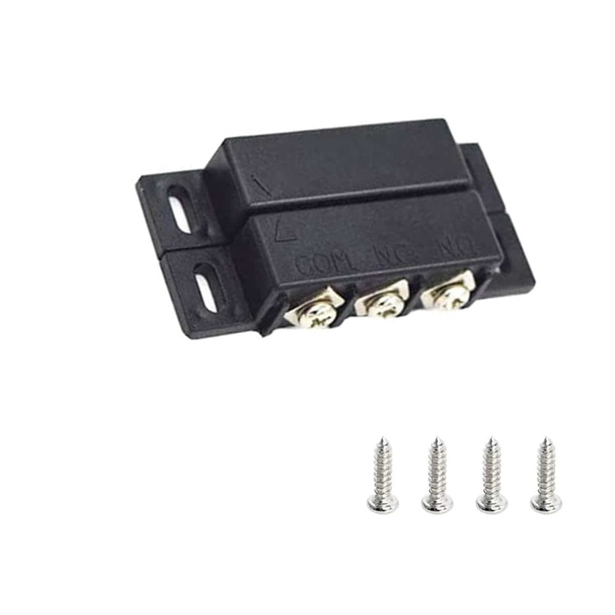 MC-31B NC/NO Interruptor magnético de lengüeta para montaje en superficie, alarma de puerta magnética, sensor de contacto, para seguridad en el hogar y sistemas de alarma antirrobo, juegos de 10,