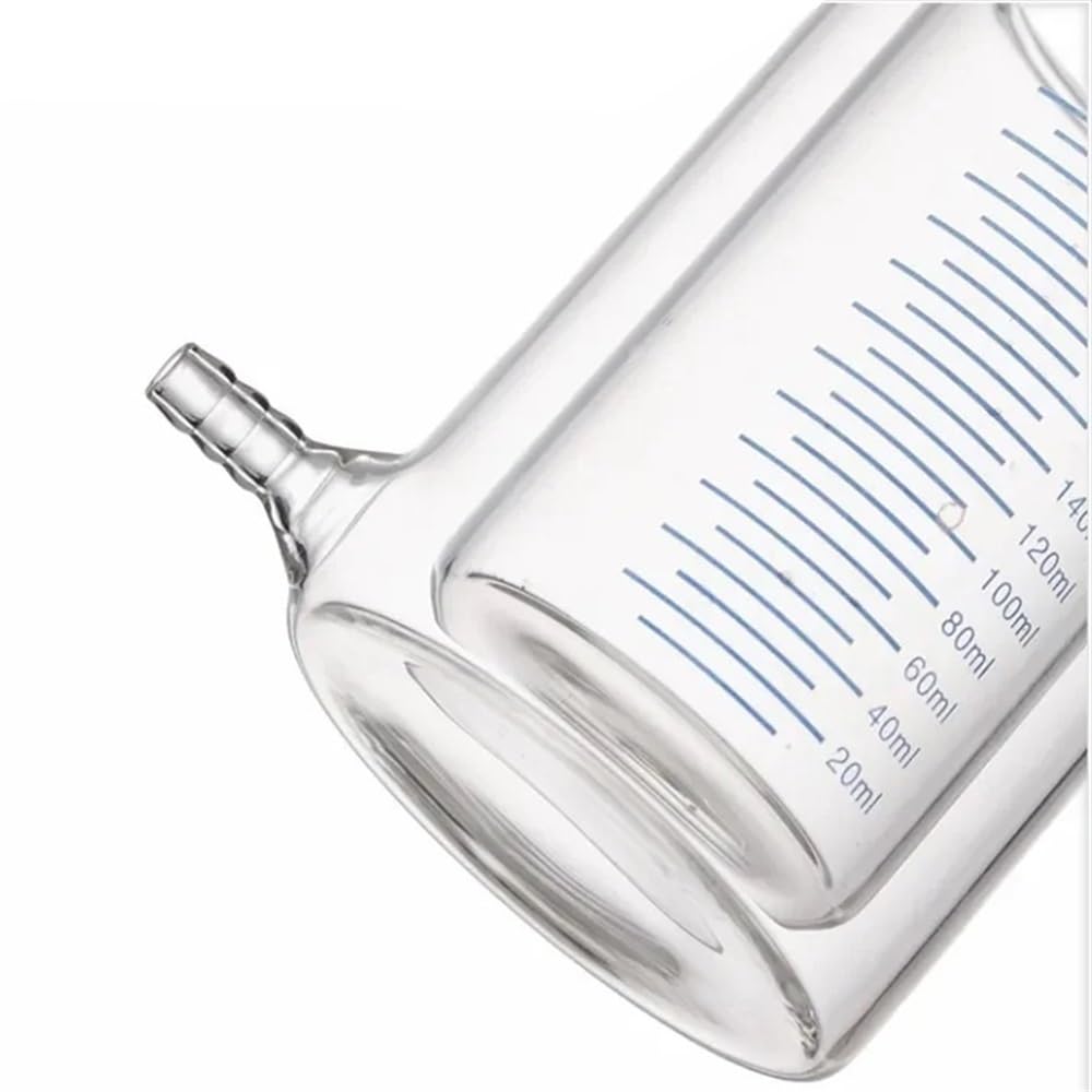 Laborbecher mit Doppelmantel, Becher aus Borosilikatglas, 501001502503004005001000ml, Laborglas(50 ml)