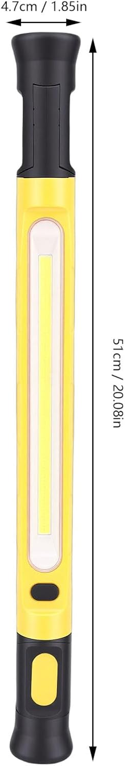 Fafeicy Under Hood Work Light Bar 2000LM 5000mAh Rechargeable, LED Magnetic Work Light with Hook, 360 Swivel for Mechanic Car Repair Garage Emergency (Yellow)