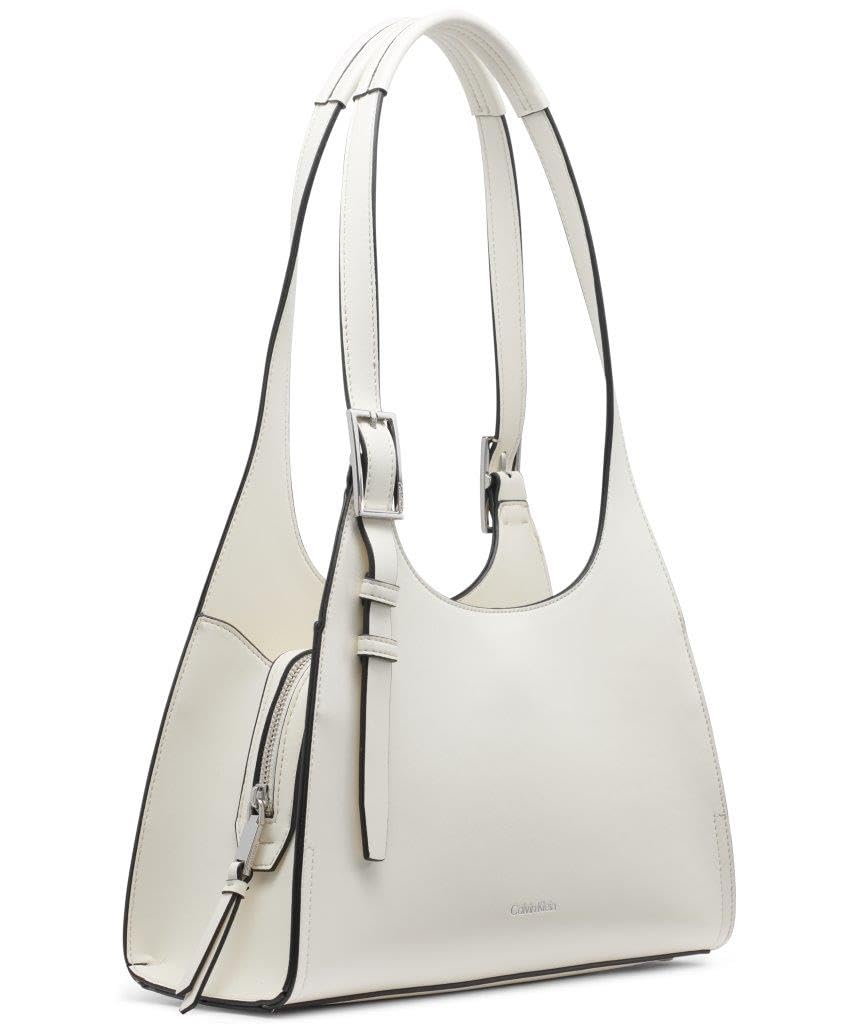 Calvin Klein Damen Quill Umhängetasche mit DREI Fächern