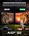 NEBULA Mars 3 Outdoor Portable Projector, 1000 ANSI Lumens, AI-Powered Image, Built-In Battery with 5 Hour Playtime, Android TV, 200 Inch Home Theater, for Backyard, Office and Business, and Camping