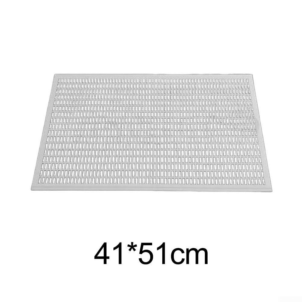 Excluidor de plástico para apicultura, herramienta de colmena cortable para separar a la reina de los trabajadores, equipo de colonia para el manejo de colonias, paquete de 6 (41 x 51 cm, blanco)