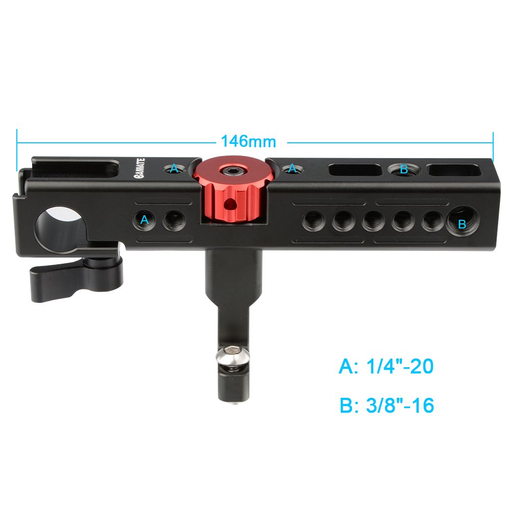 Amazon.co.jp: CAMVATE トップハンドル チーズハンドル 15mm ロッド