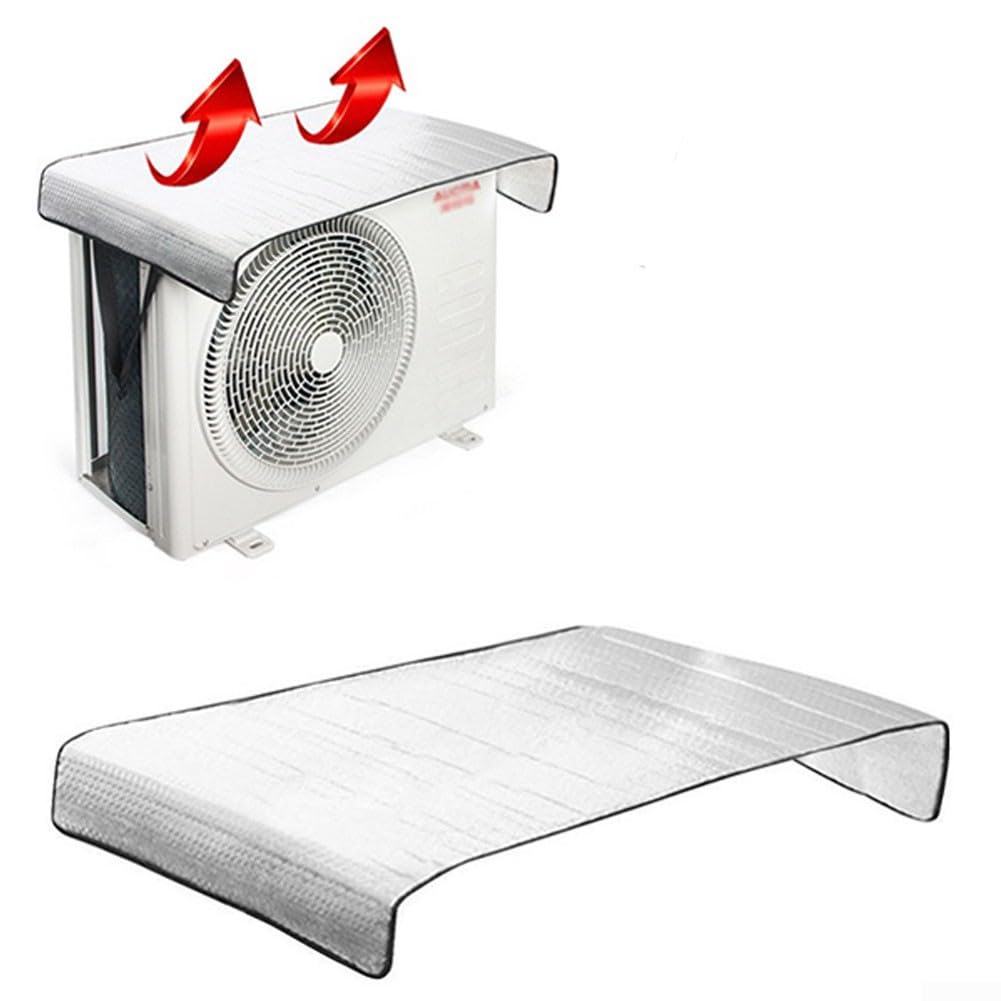 Cubierta de aire acondicionado al aire libre, protectores de aire acondicionado, cubierta de protección solar 46 x 95 cm