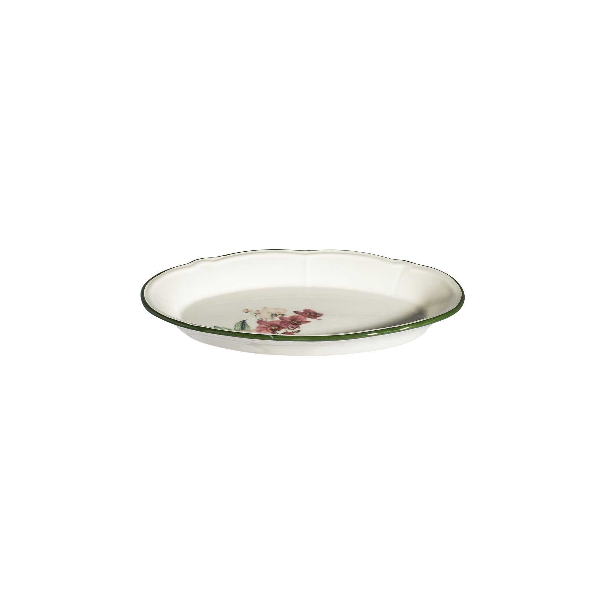 Elegancki 27-częściowy serwis obiadowy, 100% porcelana | w zestawie talerze do serwowania, miski i talerze | nadaje się do mycia w zmywarce i używania w kuchence mikrofalowej
