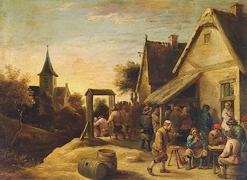 Graffiti Art Mural de David Teniers Peinture Poster Impression Premium 60x90cm