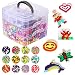 Herefun 9000 Perles à Repasser, 36 Couleurs Magique Perles de Loisirs Créatifs Kits, 6 Plaques+3 Brucelles+2 Repassage Papier Accessoires Perles de Mode Kit pour DIY Enfants Adultes