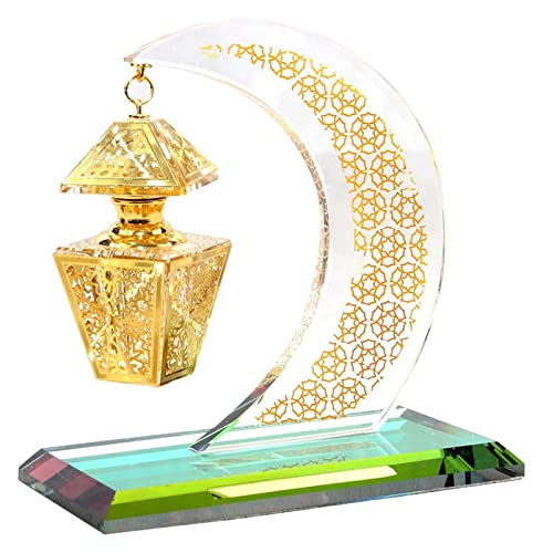 Ornements en cristal de table chic flacon parfum design raffiné pour salon