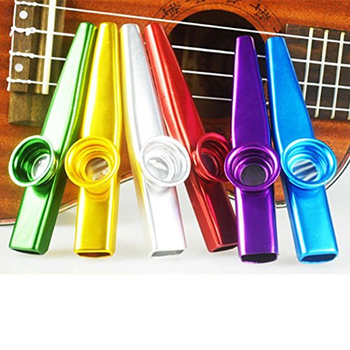 Balight Lot de 6 Kazoo en Métal pour Adulte et Enfant, Diaphragme Kazoo de Musique Instrument pour Guitare, Ukulélé… - Les Beatles, Paul McCartney, John Lennon, RIngo Starr, George Harrison Balight Lot de 6 Kazoo en Métal pour Adulte et Enfant, Diaphragme Kazoo de Musique Instrument pour Guitare, Ukulélé… – Image 4